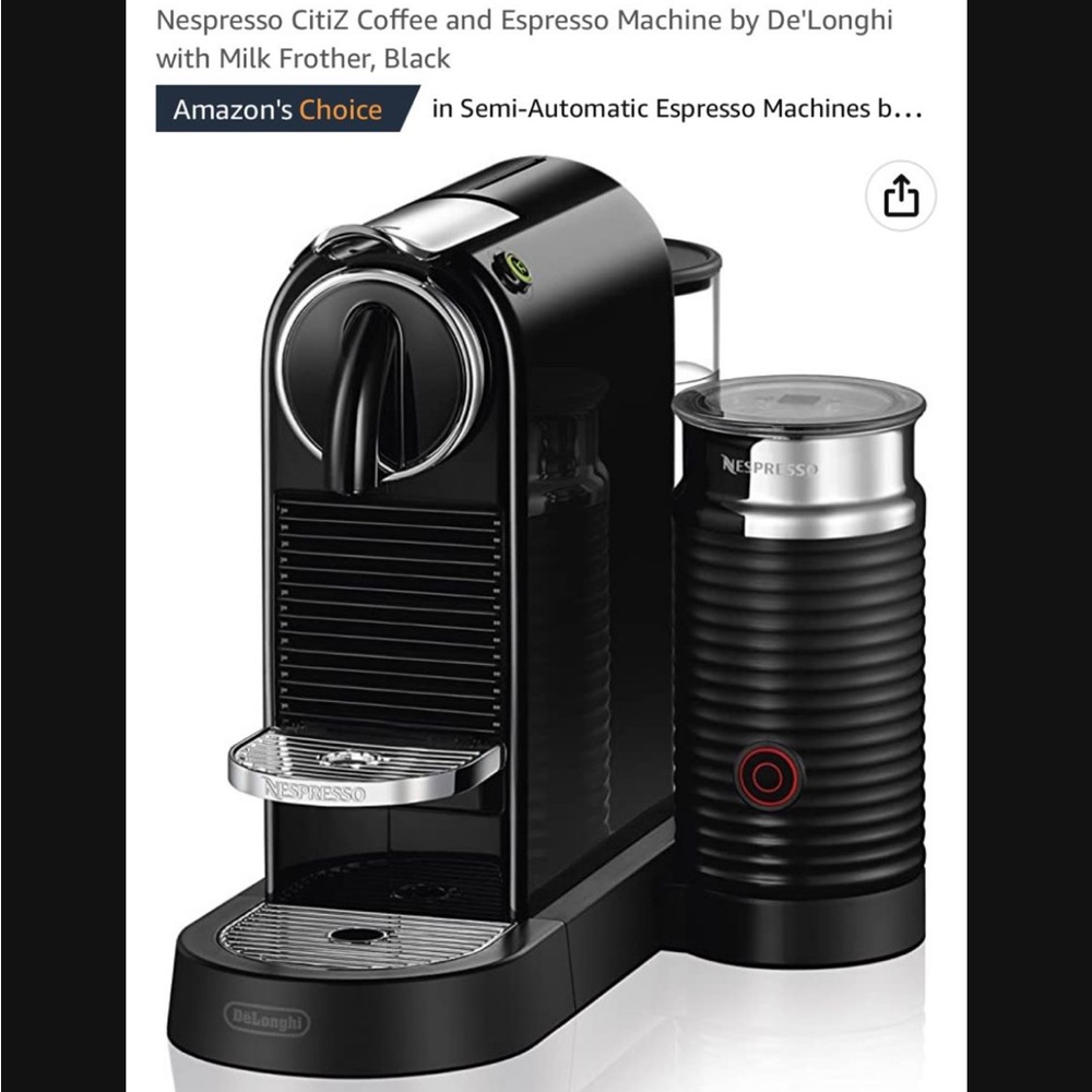 Nespresso CitiZ Coffee and Espresso Machine by De'Longhi